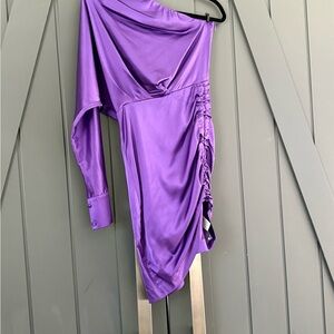 Vici Purple One-Shoulder Dress
